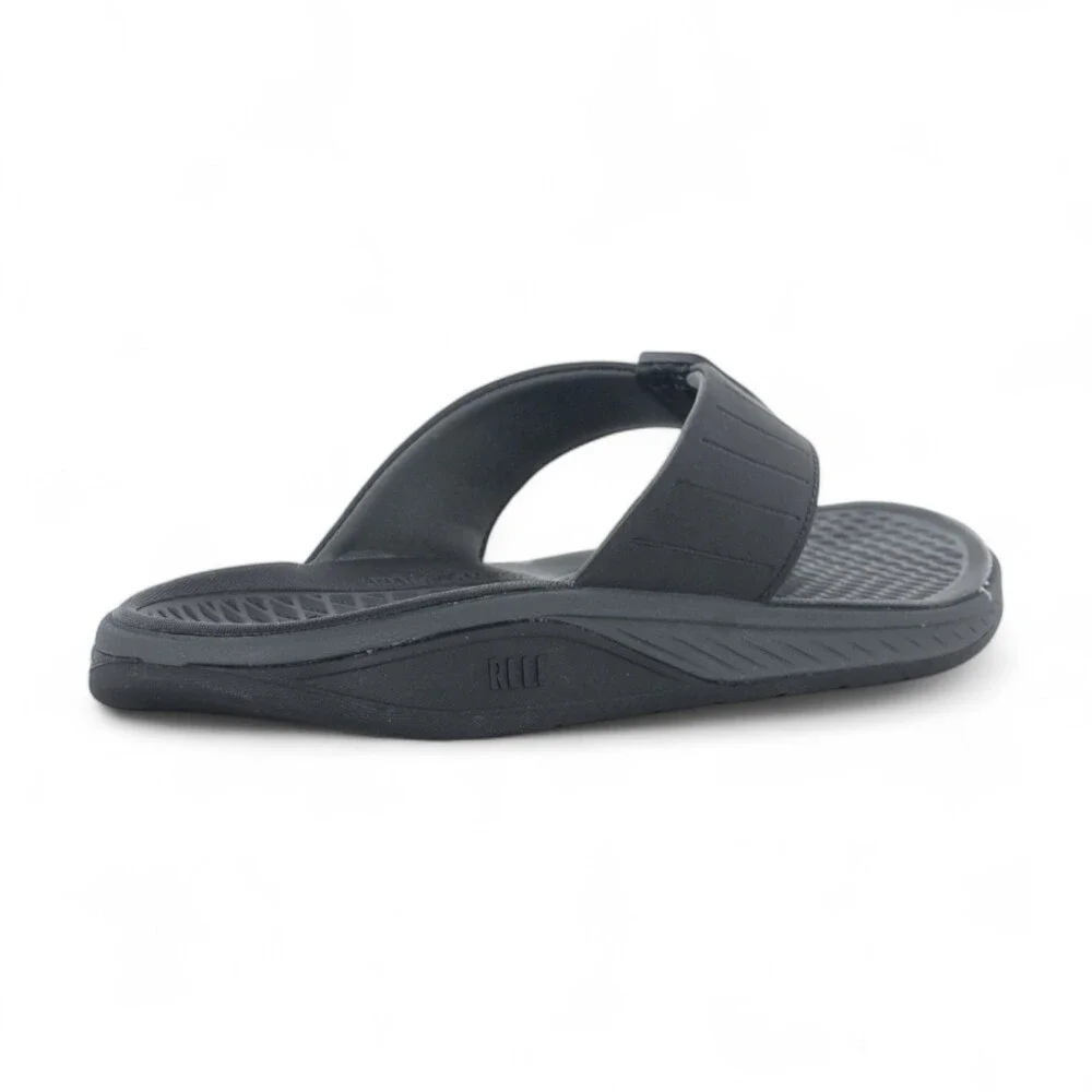 Reef Men's The Deckhand Black Slides CJ2233 - Picture 3 of 4